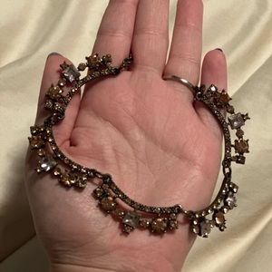 🎀Vintage blush pink rhinestone collar necklace🎀